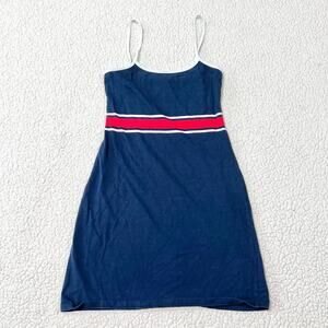 Brandy Melville Lillian Dress Red Stripe / Navy